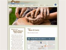 Tablet Screenshot of muddywatersclay.org